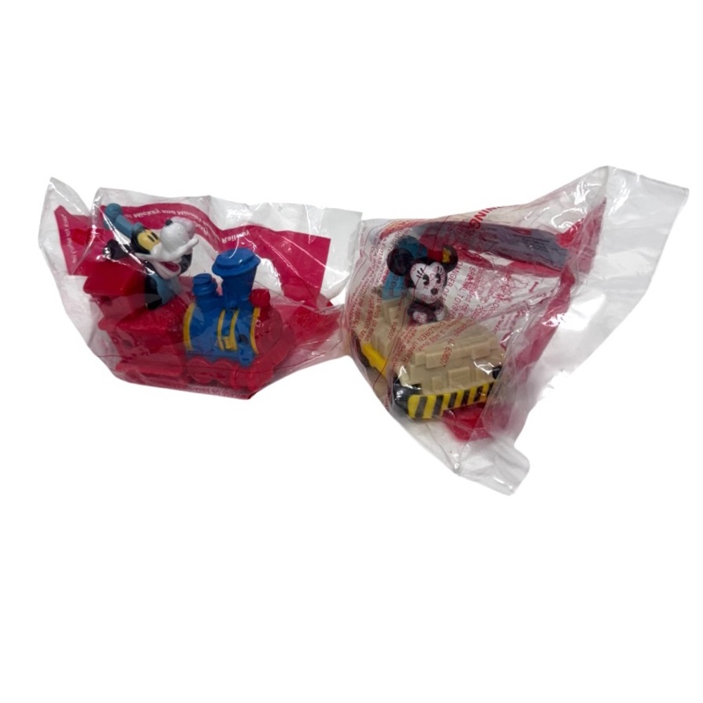Retro Goofy & Minnie Mouse Runaway Railway McDonald’s Happy Meal Toys Sealed